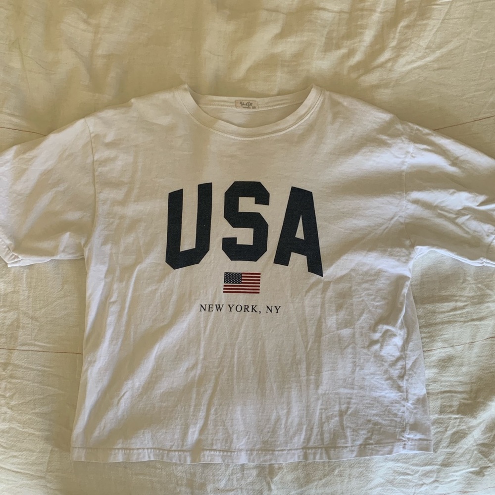 Brandy Melville USA white t-shirt